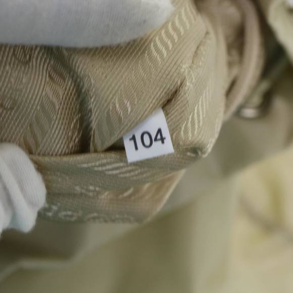 PRADA Backpack Nylon Beige Auth 45868 - Picture 11 of 16